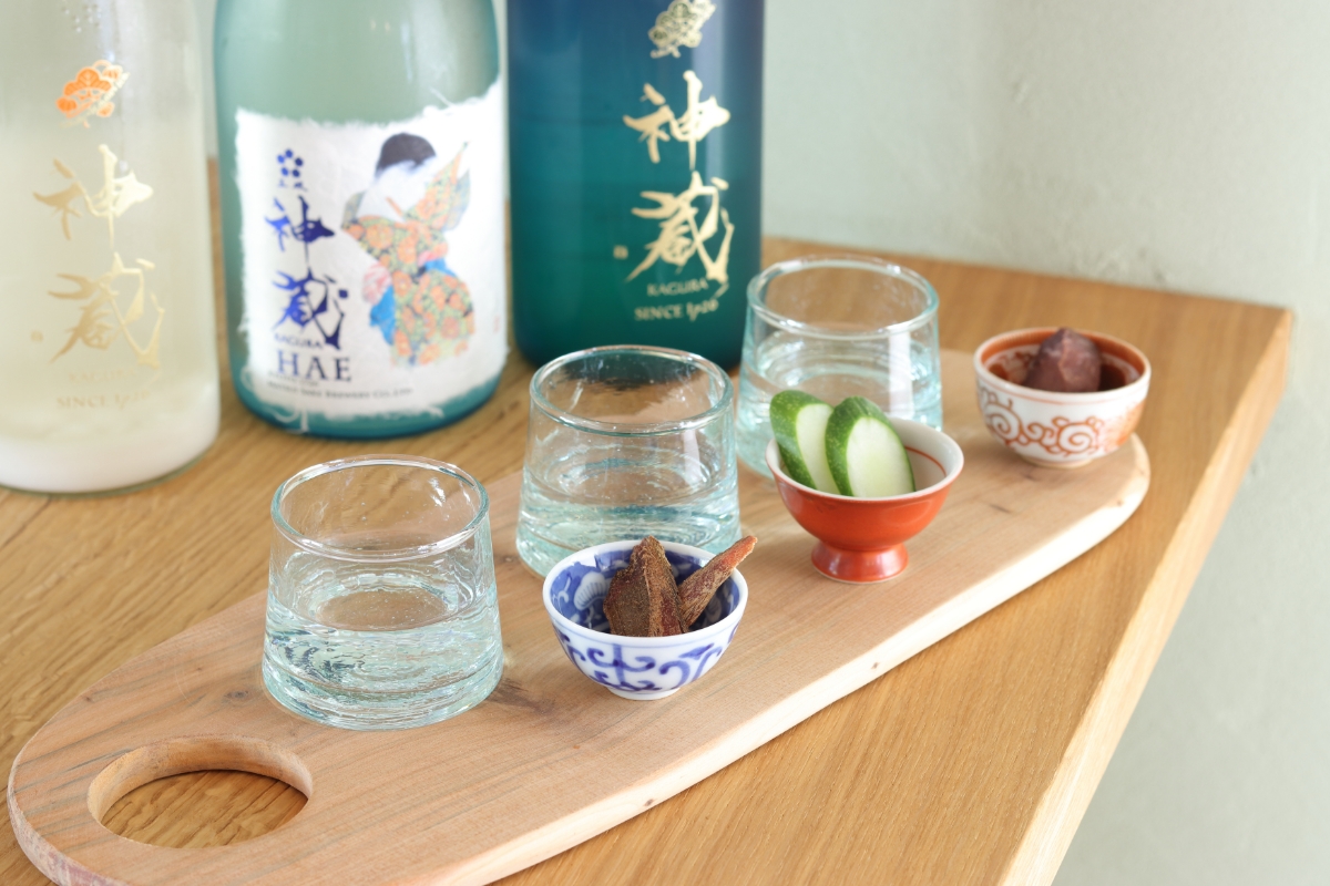 京の地酒3種飲み比べ